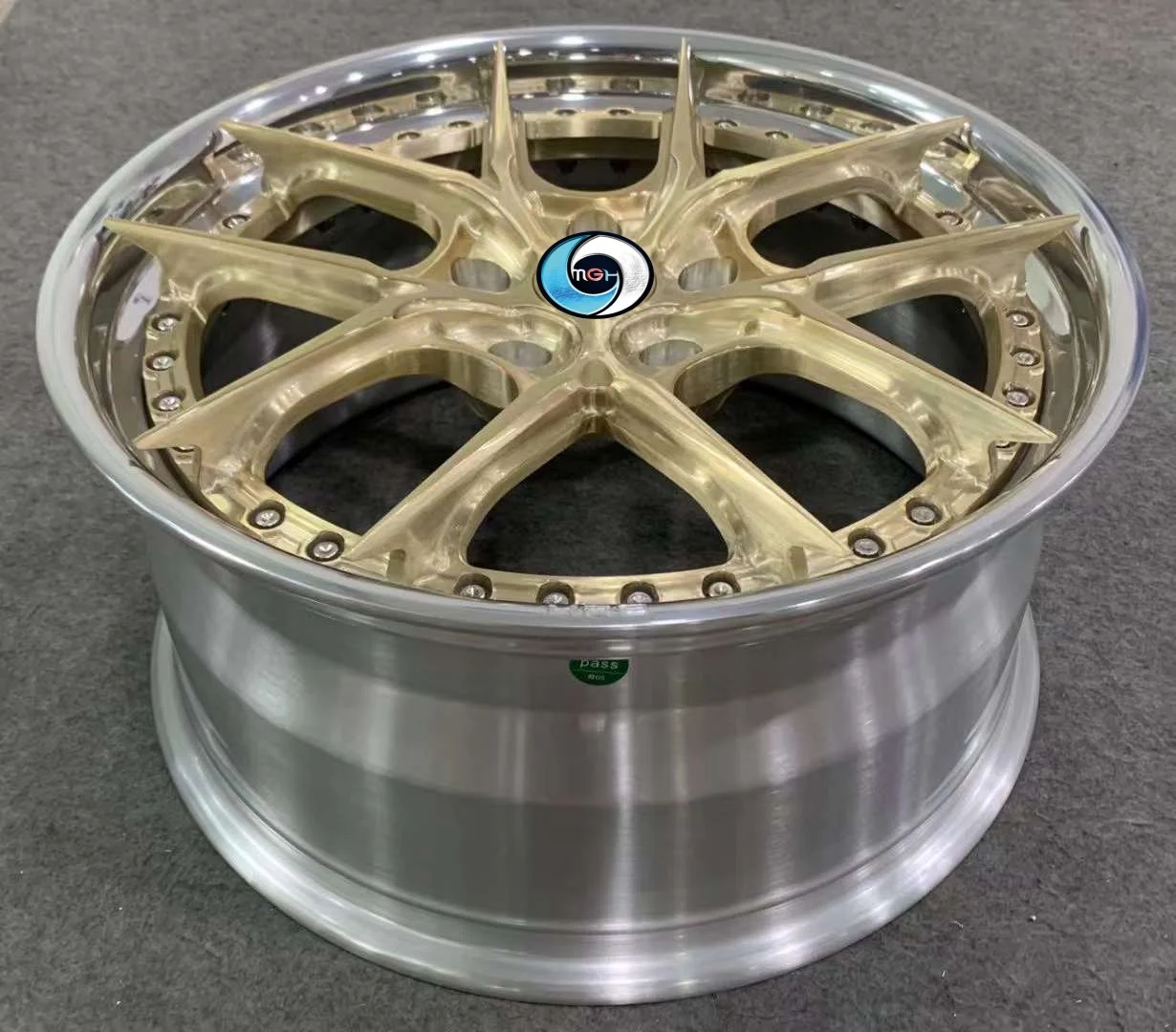 

Flowforming Two-Piece Forged Automotive Wheel Hub New Condition Aluminium Alloy 25mm-30mm ET 100mm-98mm PCD 20mm-40mm 35mm