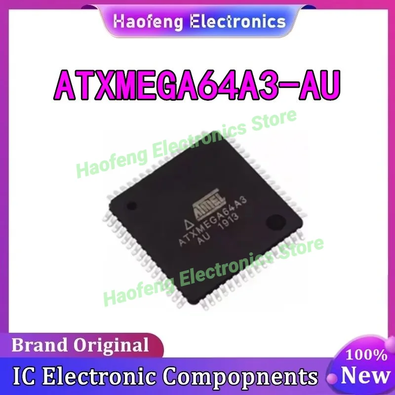 atxmega64a3-au-atxmega64a3-atxmega64a-atxmega64-atxmega-ic-mcu-チップ-tqfp-64-100-新オリジナル在庫あり