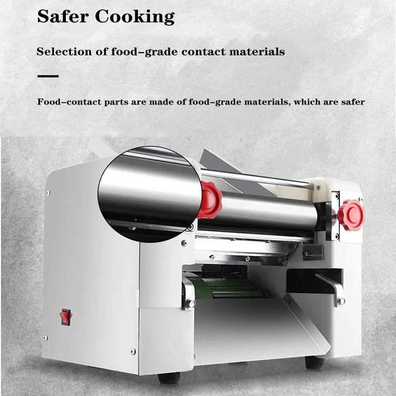 220V Electric Pasta Machine Maker Spaghetti Noodle Making Machine Automatic Noodle Rolling Cutter