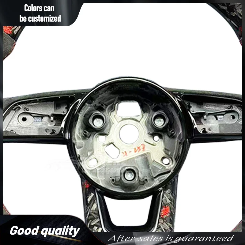 Forged Carbon Fiber Steering Wheel Suitable For Audi A4 B9 A3 8Y RS3 RS4 S3 S4 Models With Selectable Paddle Shifters Version