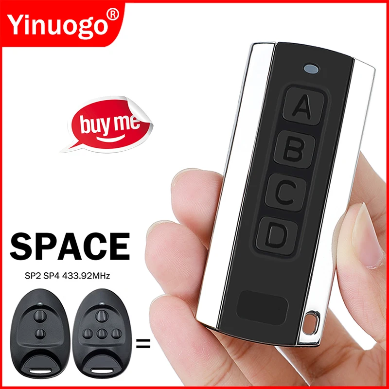 جديد لباب المرآب SPACE SP2 SP4/بوابة التحكم عن بعد 433.92 ميجا هرتز رمز المتداول #1