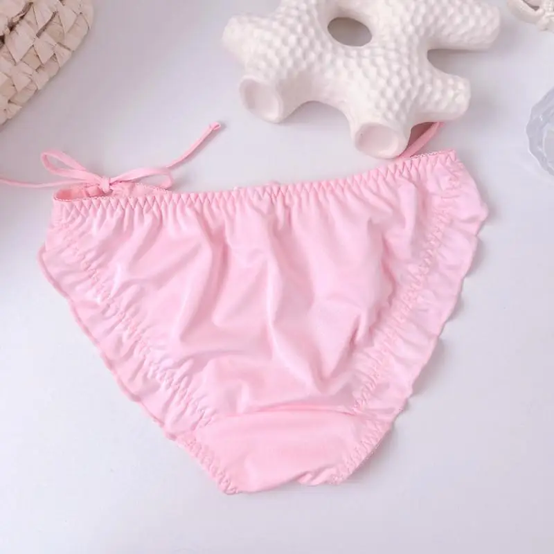 2Pcs Miniso Kit Girl Cotton Sexy Triangle Pants Kawaii Hello Kitty Comic Lift Buttocks Antibacterial Fashion T-Back Underpants