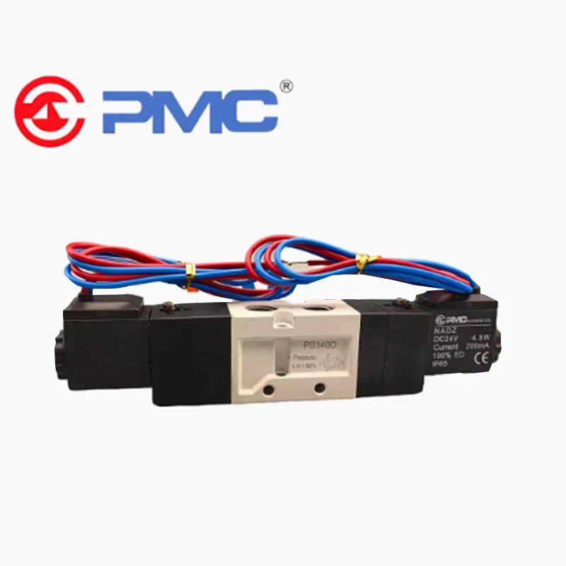 Original PMC solenoid valve PS380D/H dual control PS140D/H medium sealed AC220V junction box DC24V