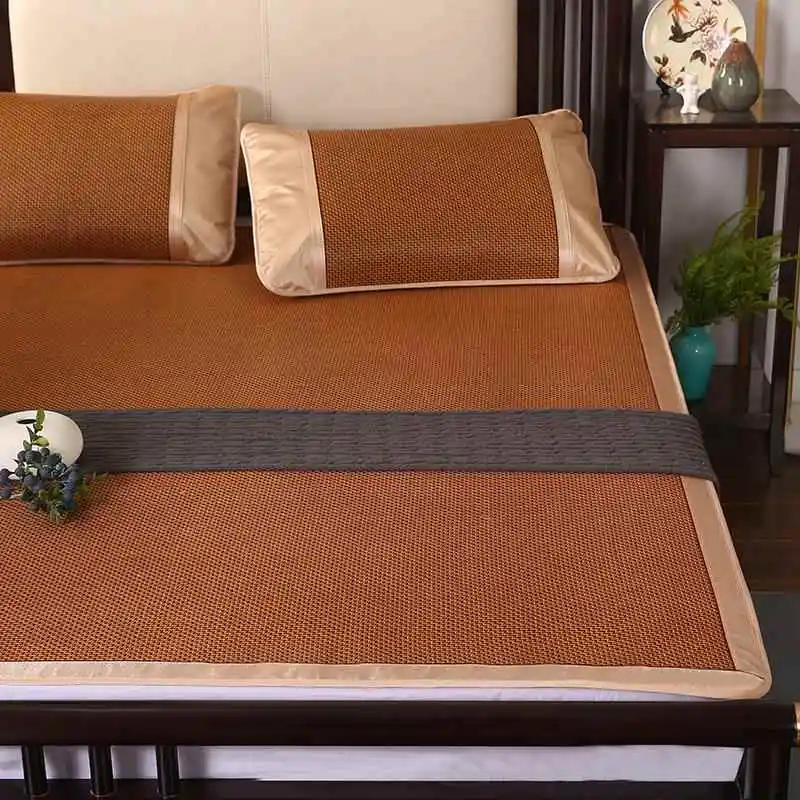 

Pure Rattan Cooling Mat Summer Student Dormitory Single Person Mat Winter Summer New Style Grass Mat Tian Home Use Bamboo Mat