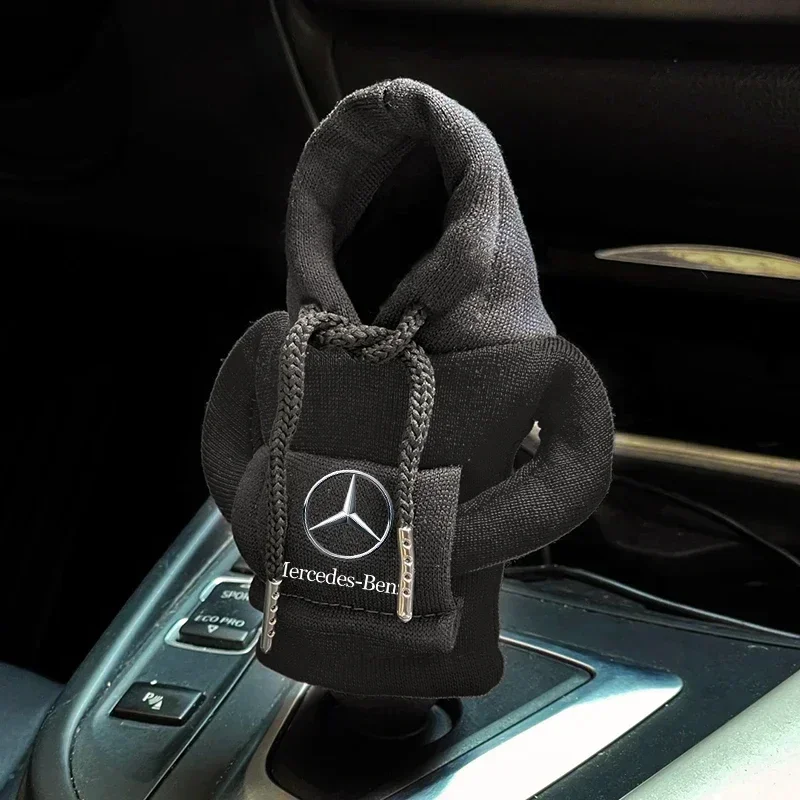 Hoodie Car Gear Shift Cover Auto Interior Decoration Accessories For Mercedes Benz B/C/E/S Class A Class C200L GLC GLK CLS Goods