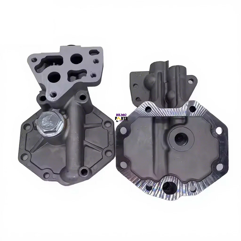 Excavator Parts Engine Oil Filter Seat for E320B E320C E320D Filter Seat Engine Oil Grid 4 Holes 1R-0739 8 Holes 1R-0749