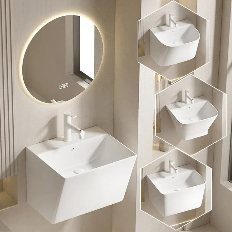 Lavabo montado en la pared, lavabo integrado, unidad pequeña para baño y balcón Hot sales