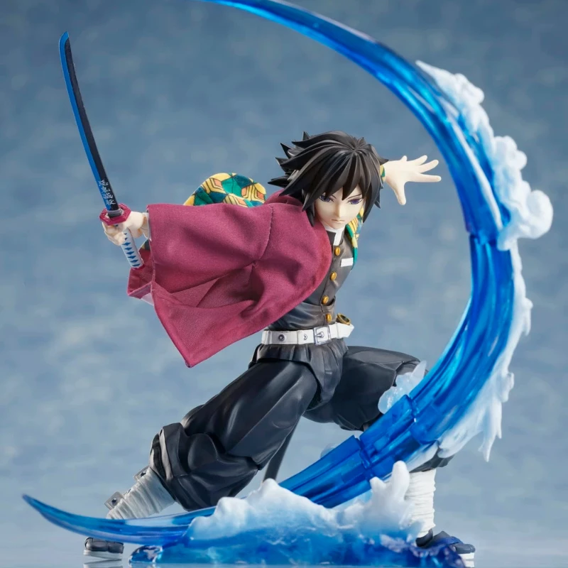 100% Original:Demon Slayer Tomioka Giyuu 1/12 figma PVC Action Figure Anime Figure Model Toys Figure Collection Doll Gift