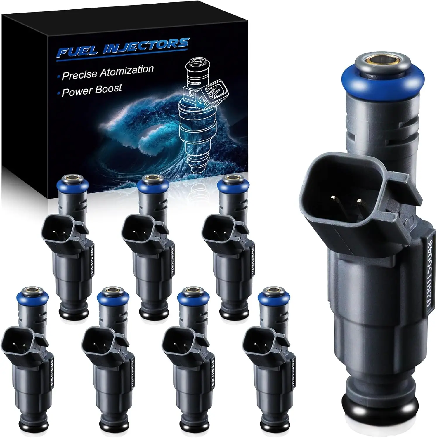 

Bilusi Fuel Injectors for V8 4.6L for Ford 2001-2004 Crown Victoria for Mercury 2001-2002 Grand Marquis OE 0280156048 FJ459