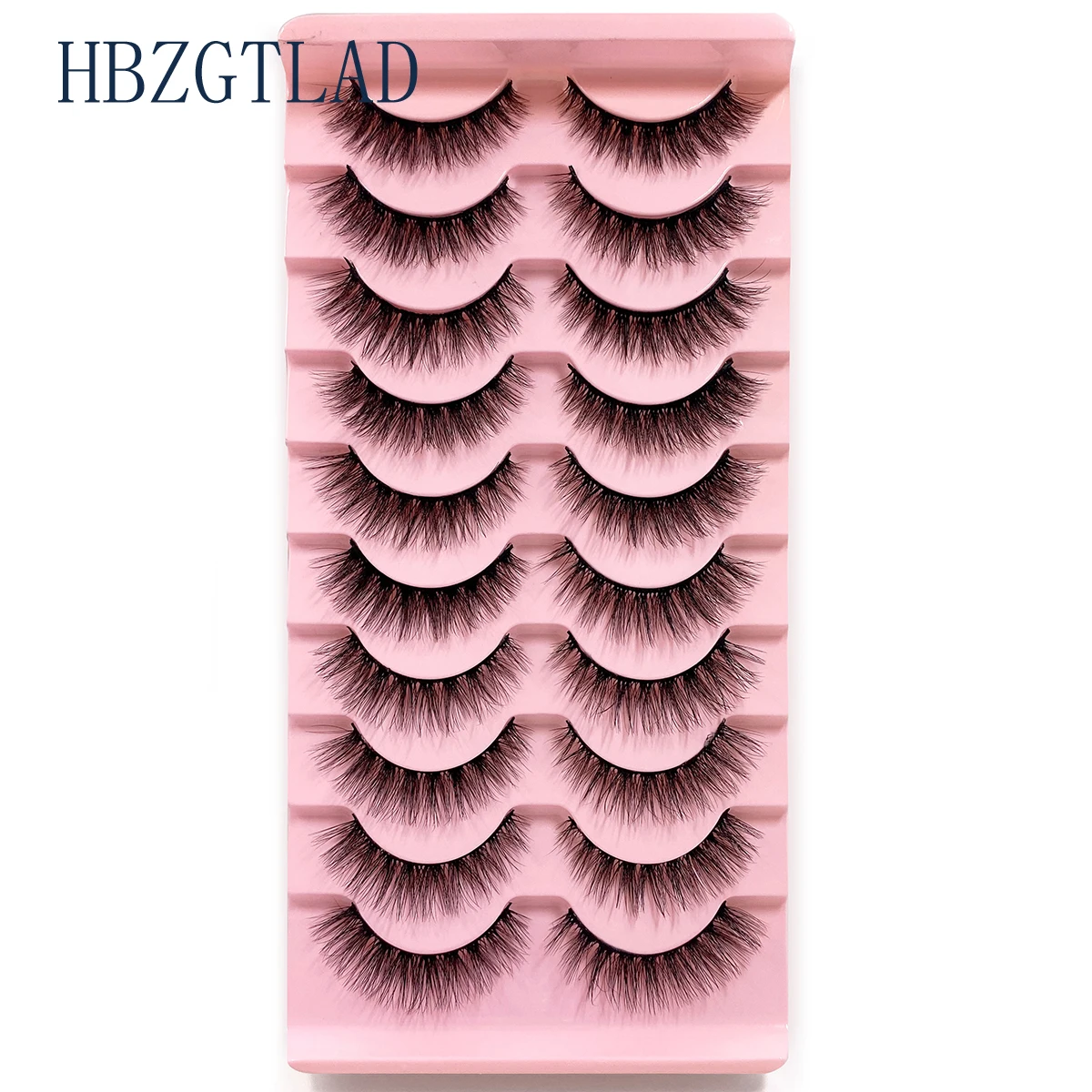 10Pairs Multipack 3D Mink Lashes False Eyelashes Handmade Wispy Fluffy Long Lashes Natural Eye Makeup Tools Eye Lashes