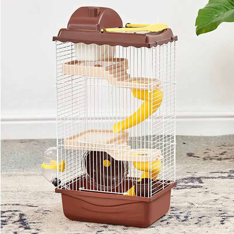 Three-story Small Castle, Villa Hamster Supplies, Five-story Plastic Cover Small Castle