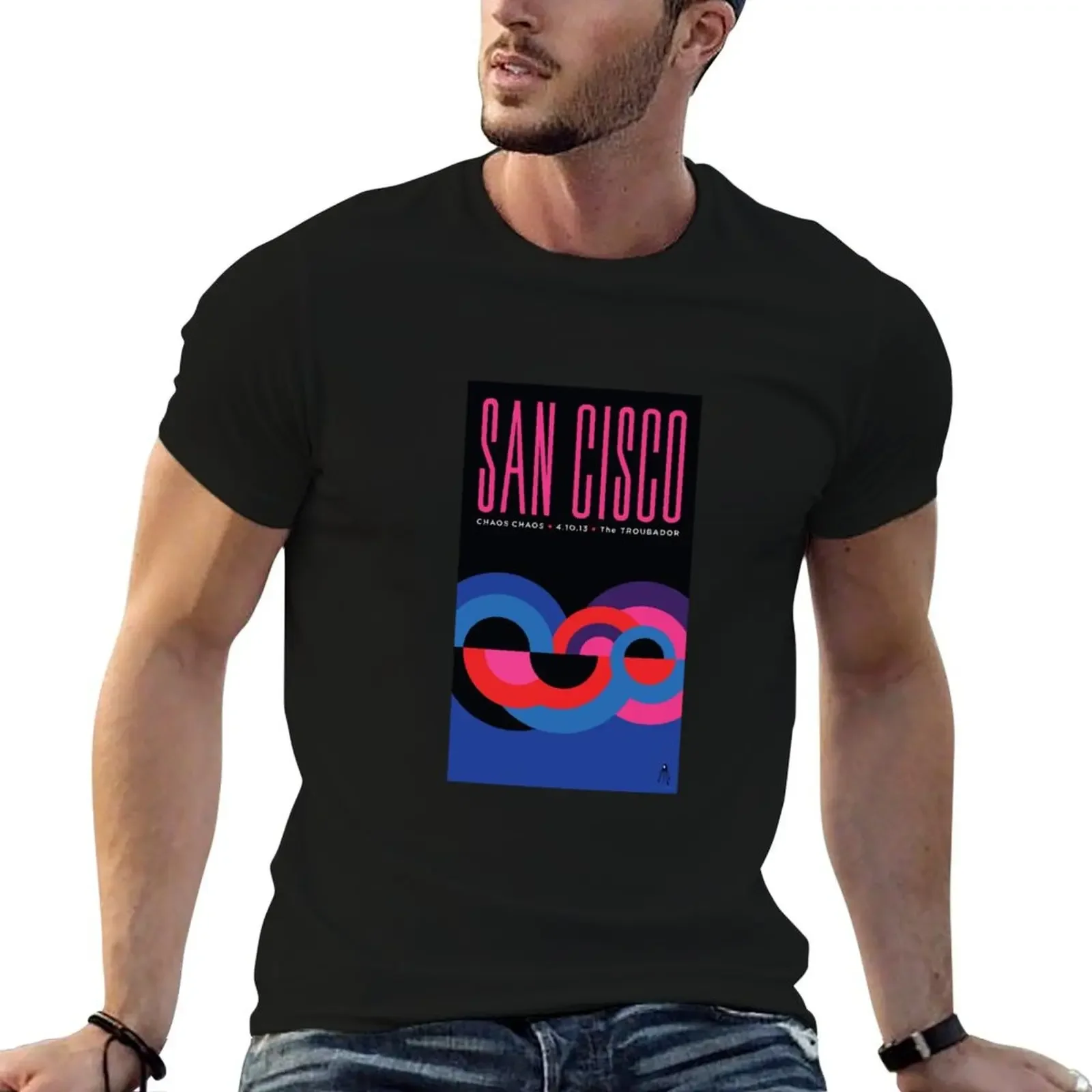 

San Cisco Poster T-Shirt new edition Short sleeve tee sweat shirts, men