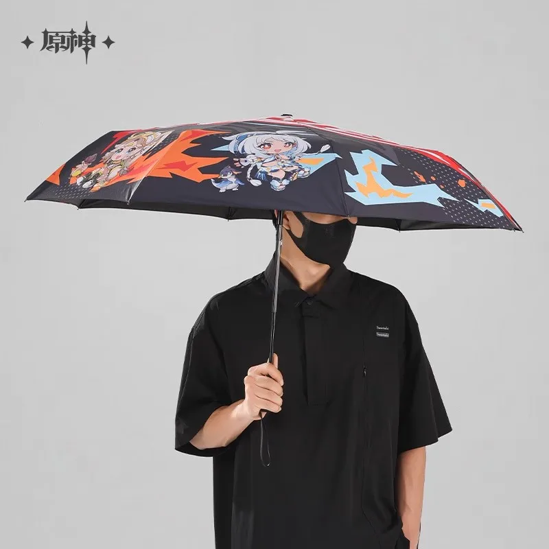 [Genuine] Game Genshin Impact Natlan Series Cosplay Cartoon DIY Umbrella Anime Character Costume Accessories Halloween Gift