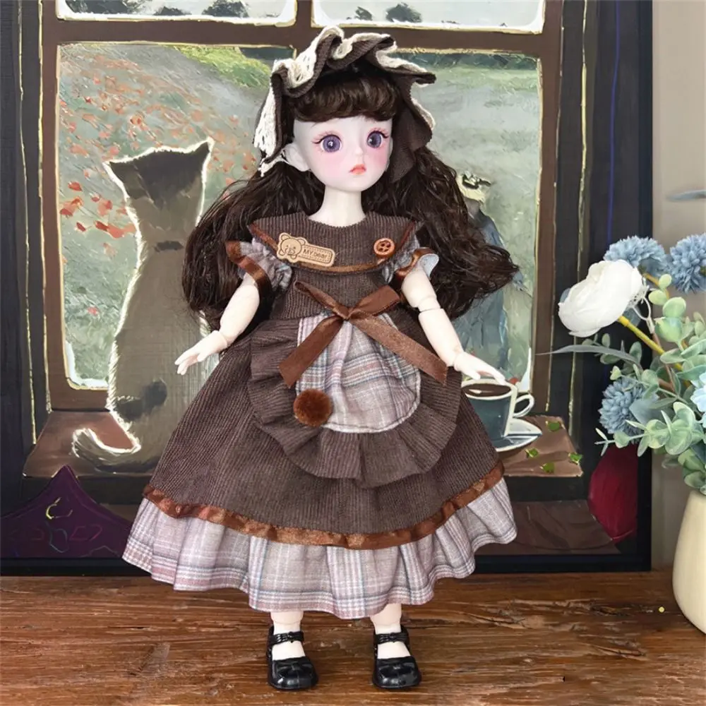 BJD Butter Outfit Set pour fille, robe de princesse, multi-articulations, mobile, accessoires de cosplay, vêtements de beurre, cadeau d'anniversaire, 30cm