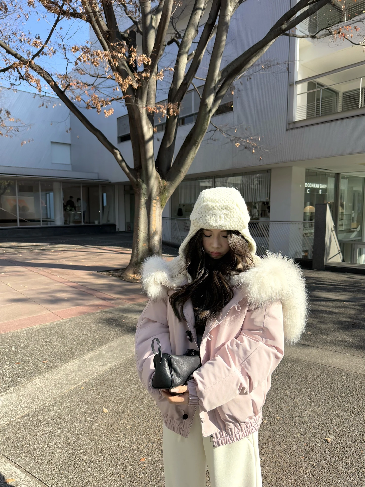 

Yellow ZhiZhi ZZPtte Northern Island Wing 90 White Du down Coat with Fur Collar And Button Closure Long Sve Warmth