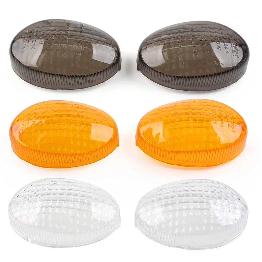 2Pcs Motorcycle Turn Signal Light Lens Cover For KAWASAKI NINJA 250R EX250R KLX 250 250S 250SF 300SM 125 /D-TRACKER X 250 150