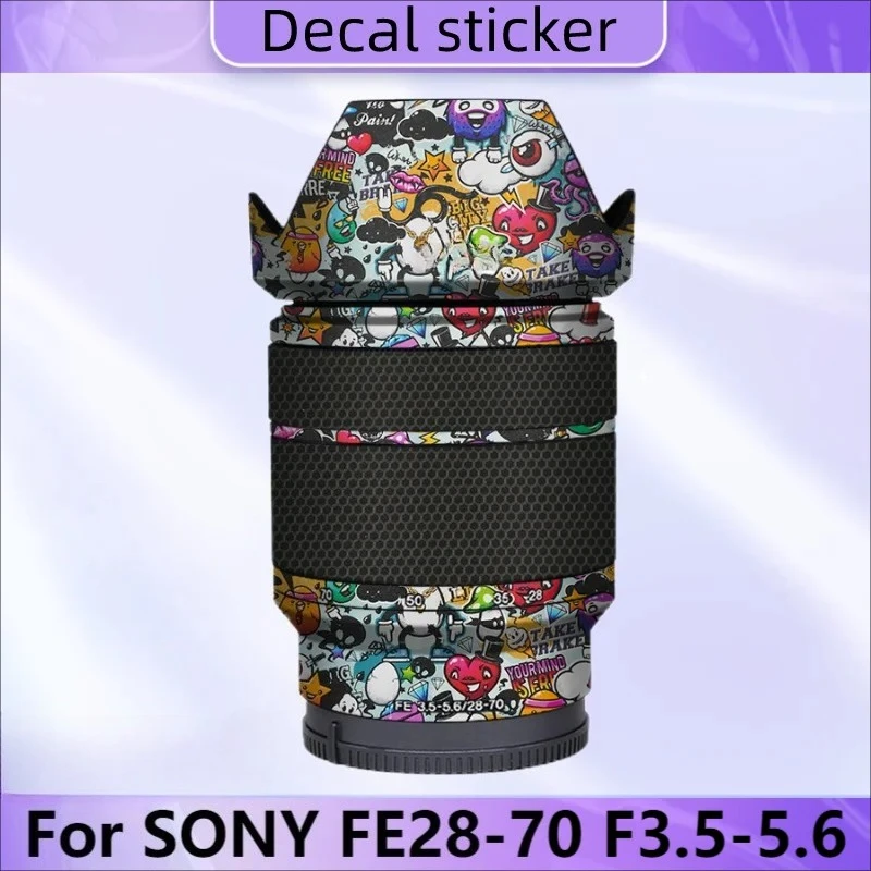 

Для SONY FE28-70 F3.5-5.6 наклейка на корпус объектива защитная наклейка на кожу виниловая пленка защитное покрытие от царапин