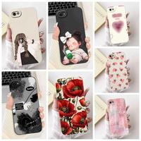 For Huawei Y5 2018 Case Cute Butterfly Flower Love Soft Silicone Cover For Huawei Y5 Prime DRA-LX2 Y5 Lite DRA-LX5 2018 Shell