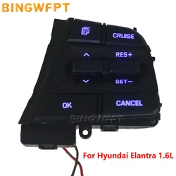 Cruise Control buttons For Hyundai Elantra 1.6L 2016 2017 2018 Multifunction Steering Wheel Button Switch car accessories