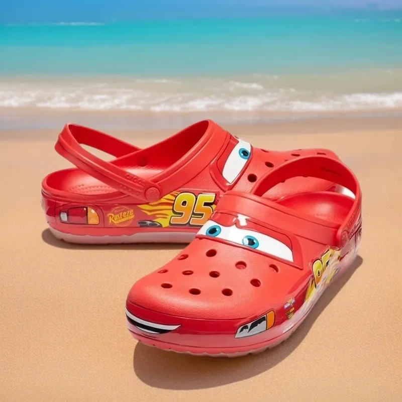 

Closeout‌！ Cartoon Solid Waterproof Slippers Hole Sandals Outdoor Sand Sandals Casual Breathable EVA Adult Shoes