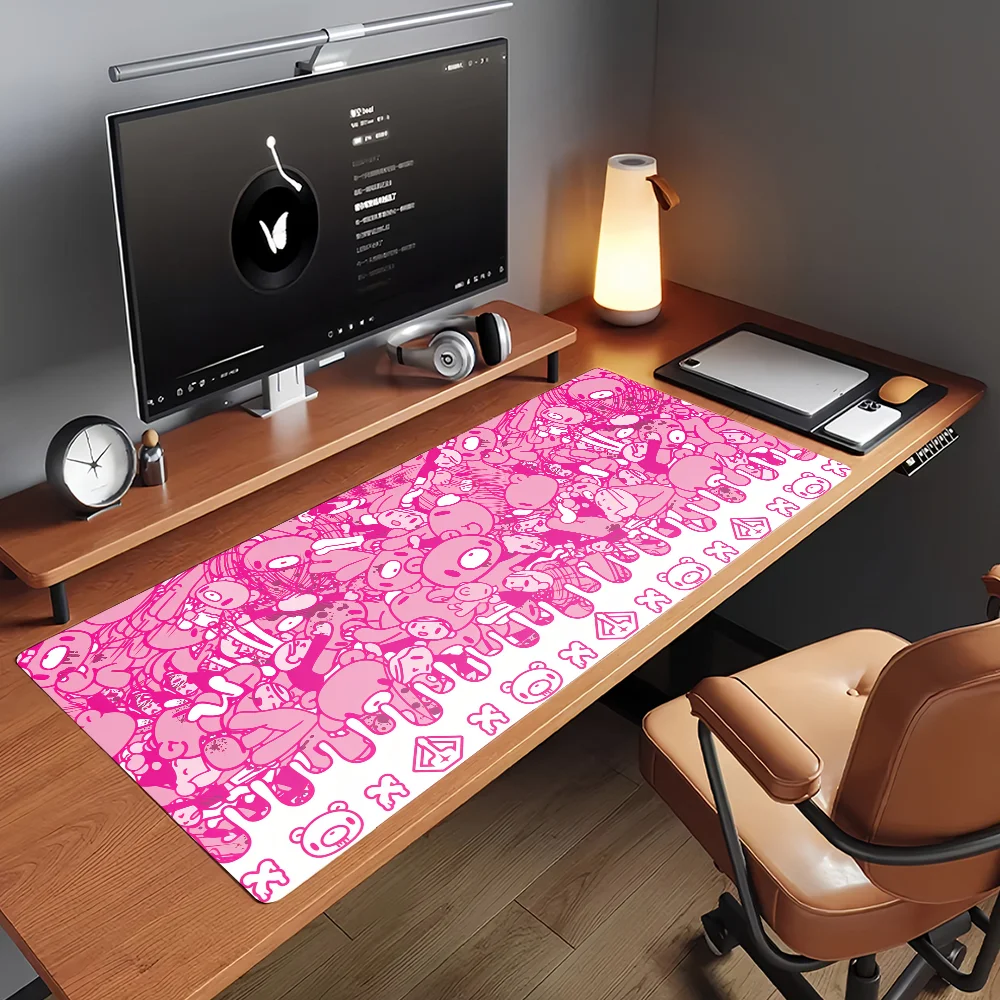 Cartoon G-Gloomy B-Bear-S Mouse Pad Non-slip Rubber Gamer Balance Computer Mat Decoracion Deskmat Laptop Office Large