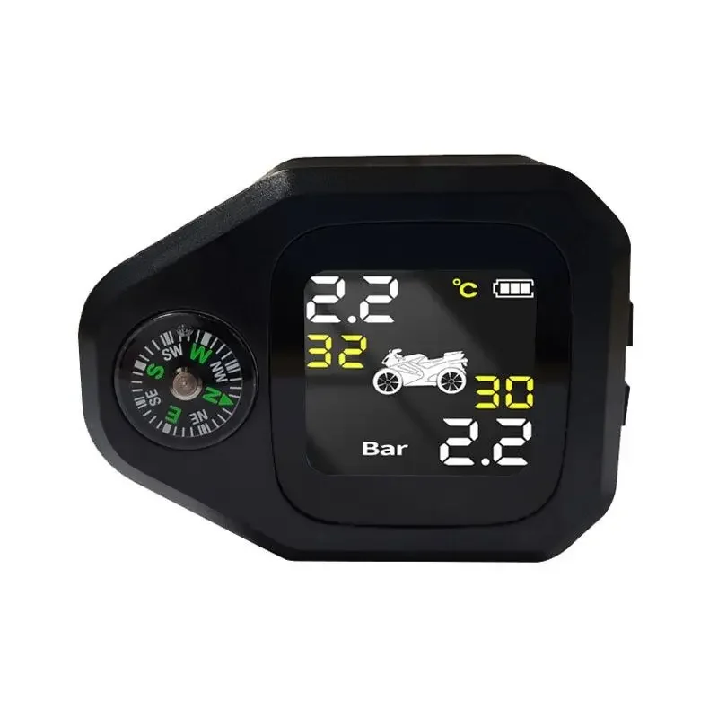 

Motorcycle tire pressure monitor, locomotive electric vehicle tire detector, high-precision wireless external built-in for