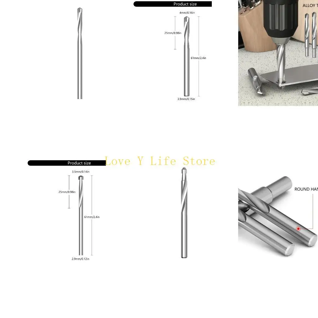 

L74C Round Shank Drill Bit Twist Jobber Length Drill Bit Round Shank for Hardened