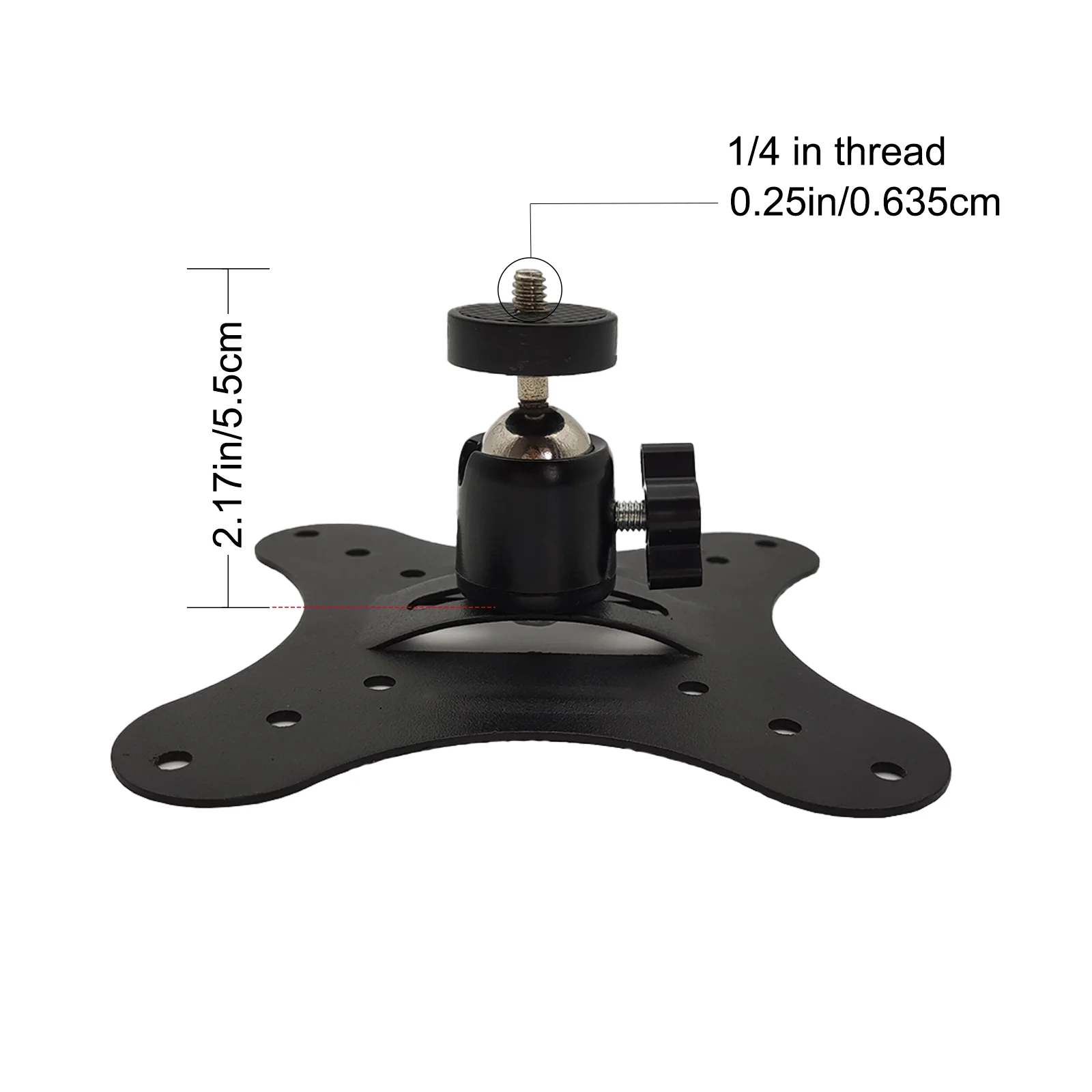 Mounted Projector Bracket Wall-Mounted Universal Ceiling Wall Projector, 1/4 inch Screw, Camera Bracket Mini Projector BracketMo