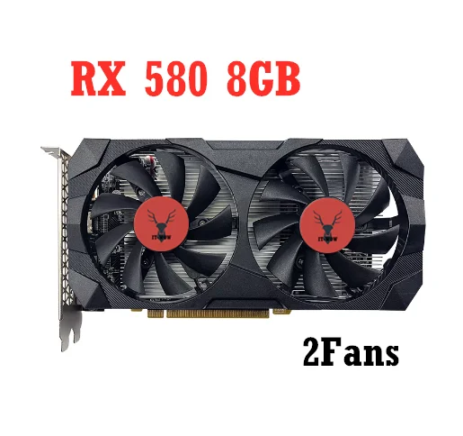 

radeon RX 580 8GB gddr5 256bit GPU computer game graphics card mining hash rate 28mh / S