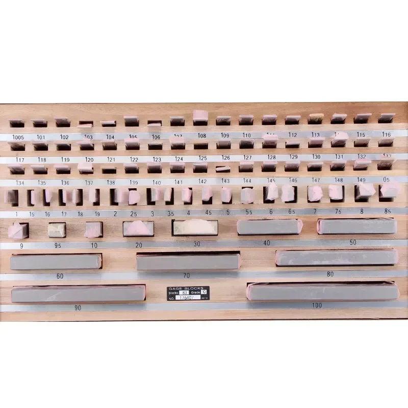 Shahe 83Pcs/Set 1 Grade 0 Grade Block Gauge Caliper Inspection Block Gauge Measuring Tools