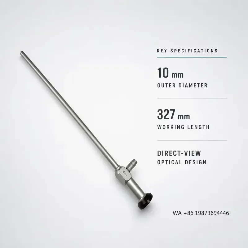 Surgical Telescope 10mm 0 Degree 30 Degree 327mm Working Length Rigid Endoscope for Minimally Invasive Surgery