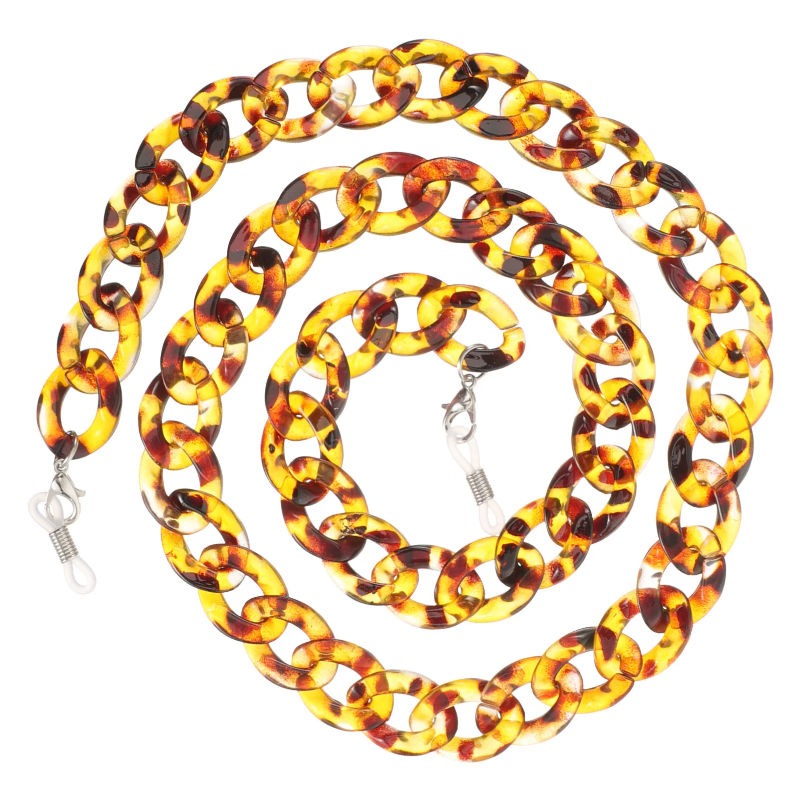 العالمي المضادة للانزلاق السلحفاة قذيفة الملمس سلسلة النظارات للرجال النساء النظارات الشمسية حبل مشهد الحبل الرقبة حزام سبائك البلاستيكية