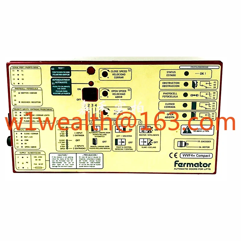 Hot Selling 3300 Door Machine Box, Door Machine Frequency Converter, Door Machine Box VVVF4 +