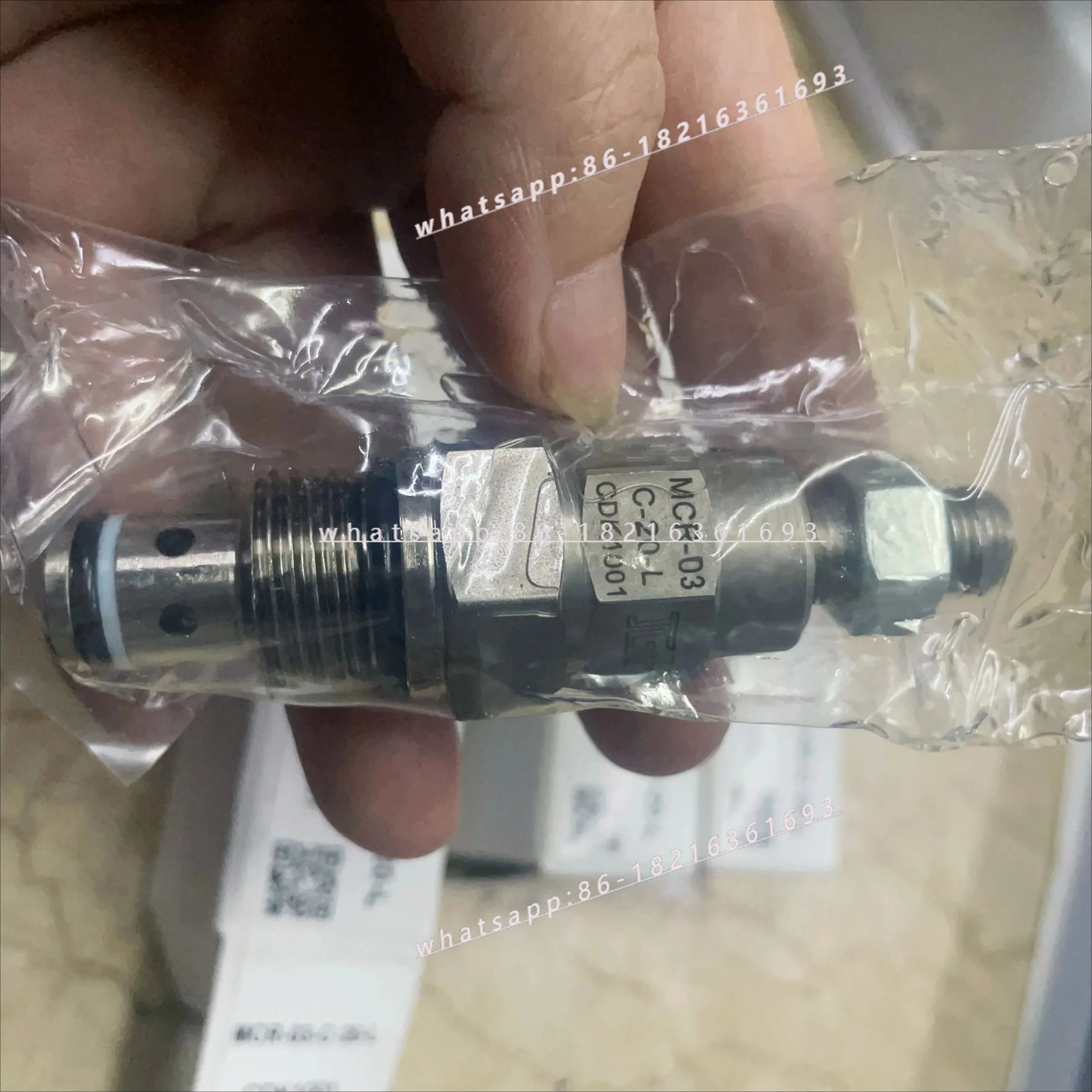 Industrial Equipment Direct Action Relief Valve Cartridge Hydraulic Parts MCR-03-D-20-L-S MDR-03-E-L-10