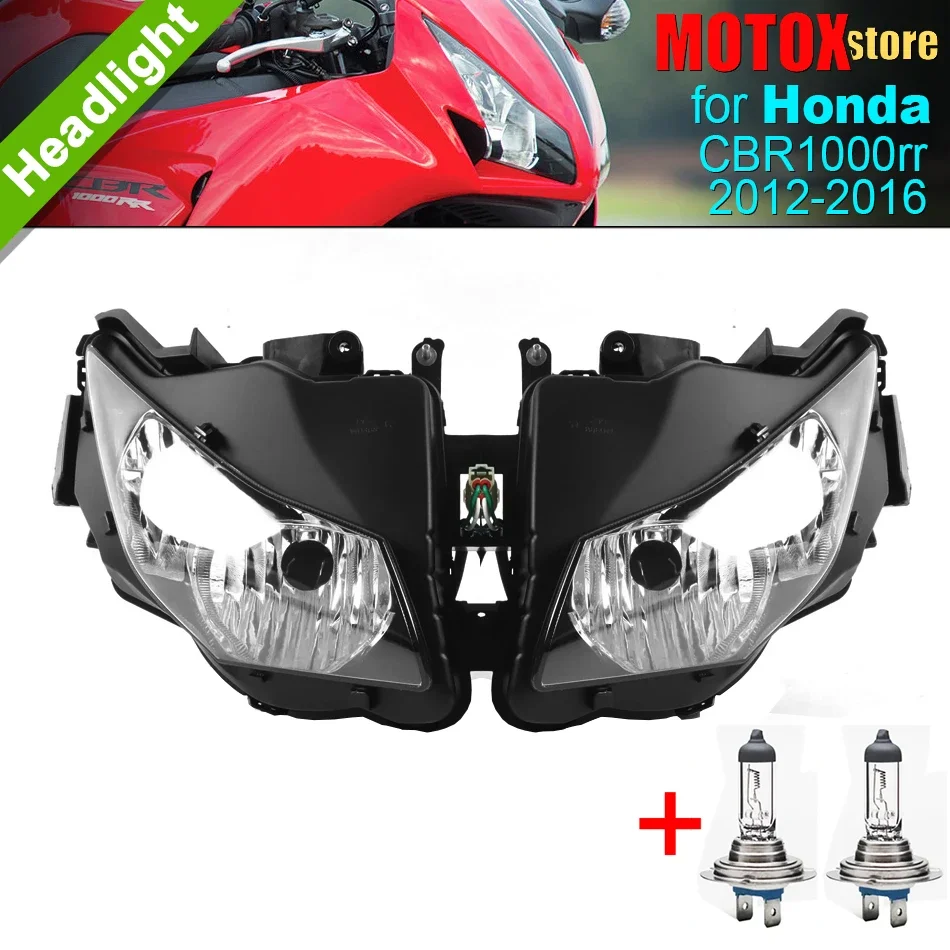 

Fit for Motorcycle Front HeadLamp Assembly For HONDA CBR1000rr Headlight 2012 - 2016 Head Light CBR 1000rr Head Lamp