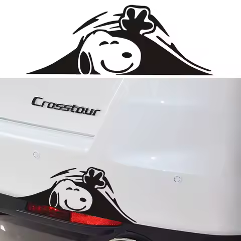 Anime Creative Snoopys Cartoon Diy Car Stickers Waterproof Funny Sticker Bicycle Phone Luggage Decal Decoration Fast Delivery