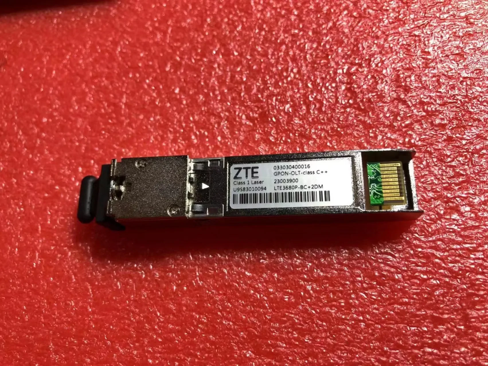 Transceiver SFP GPON OLT C++ ZTE Optical Fiber GPON-OLT-CLASS C++ 033030400016/OLT Port Module ZTE C++ - view 3