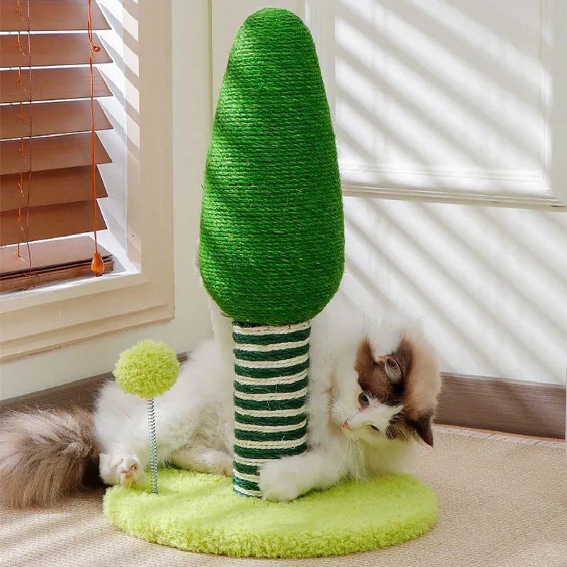 Cat Scratcher Cat Tower Bite-resistant Scratching Post for Cats Claws Scratch Sofa Protector Cats Scratch Column Pet Furniture