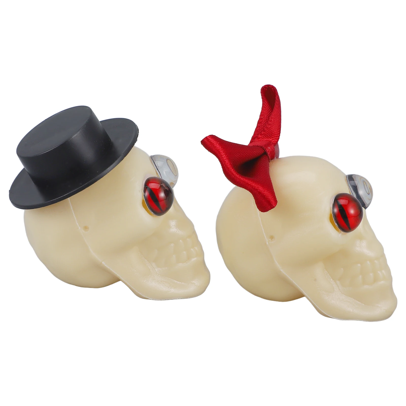 

Skull Ornaments Halloween Heads Fake Models Decorate Desktop Decoration Plastic Skulls