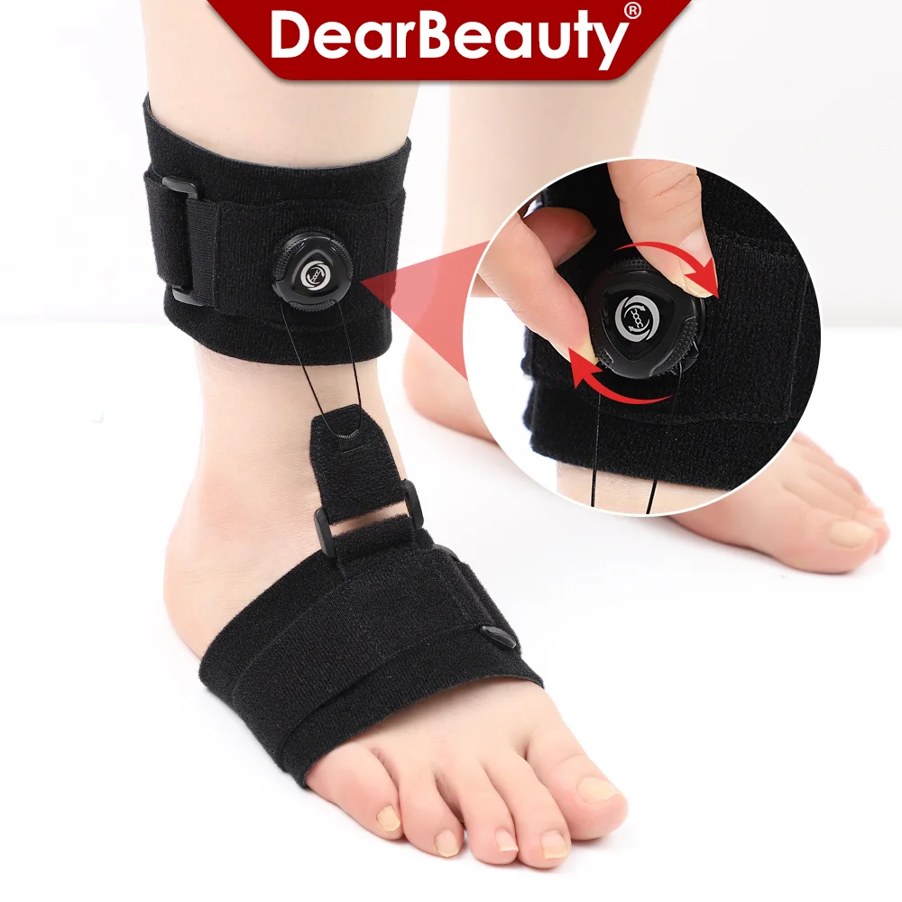 

Foot Drop Traction Corrector Support Orthosis Foot Corrective Brace for Adults Children Traction and Lifting Soles for Outdoor