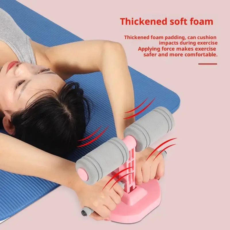 Equipo de asistencia para sentarse con ventosa doble, entrenador de entrenamiento Abdominal estable con cuerda de tracción para gimnasio en casa, ayudante de fuerza central