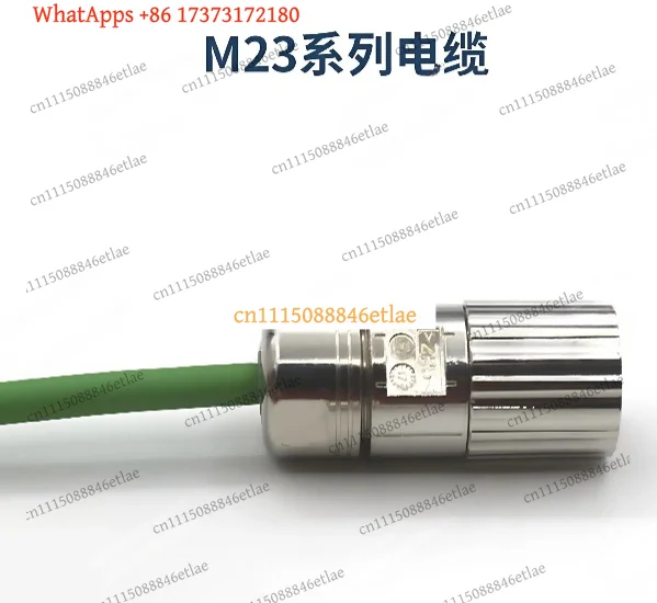 k3 Universal M23 Straight 17 Pin Encoder Connector Plug Female Male Crimp Sensor Cable Spare Parts 1PC