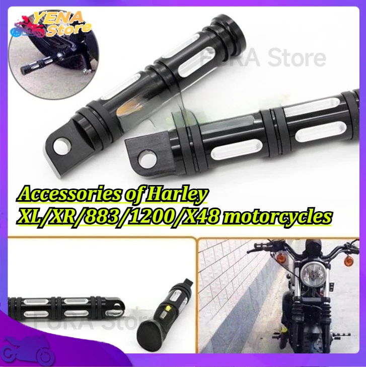 

Suitable for the footrests (front and rear) and handlebars accessories of Harley XL/XR/883/1200/X48 motorcycles