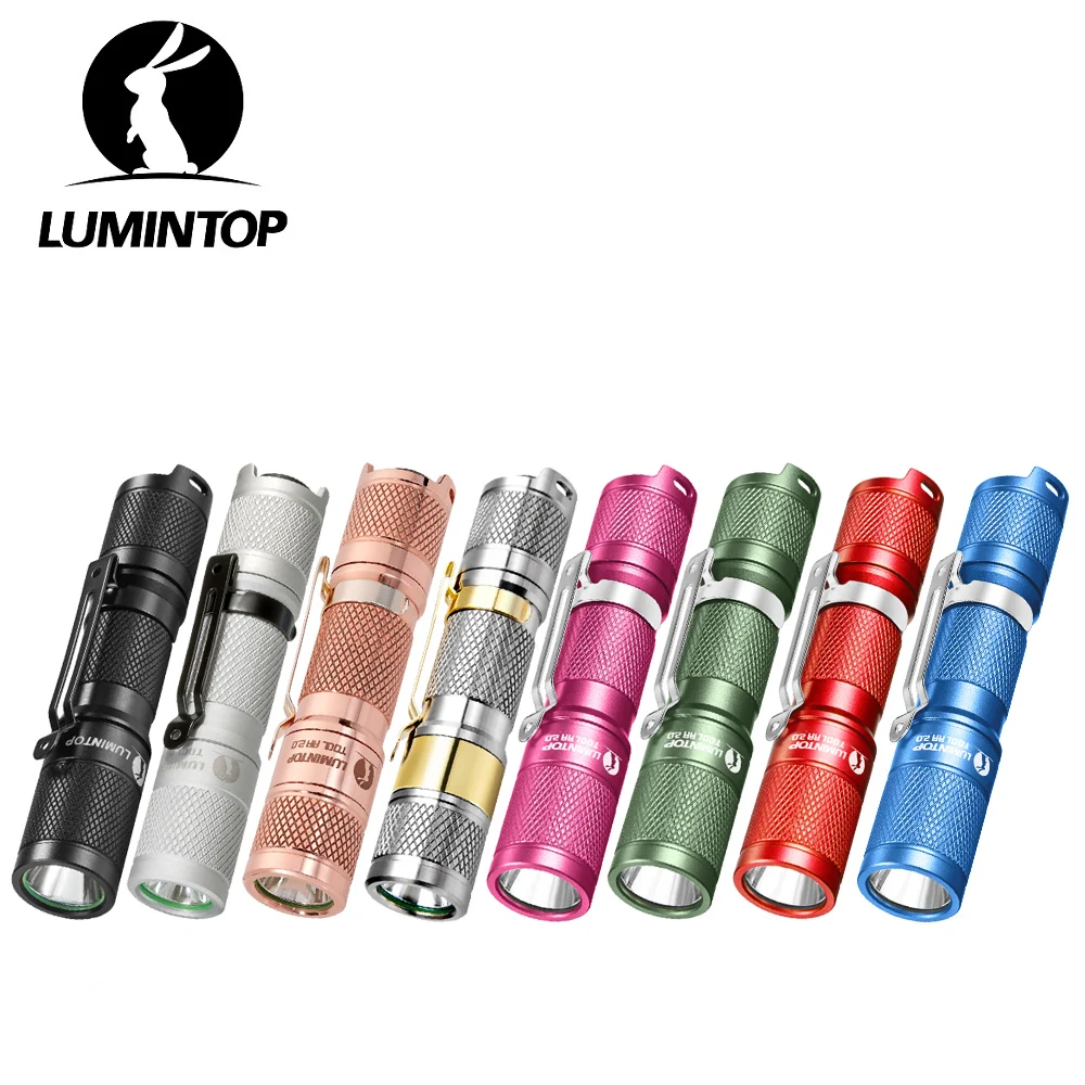 

Clorful EDC LED Flashlight 650 Lumens Powerful Light High Power 127 Meters Self Defense Outdoor Camping Lighting Torch TOOL AA