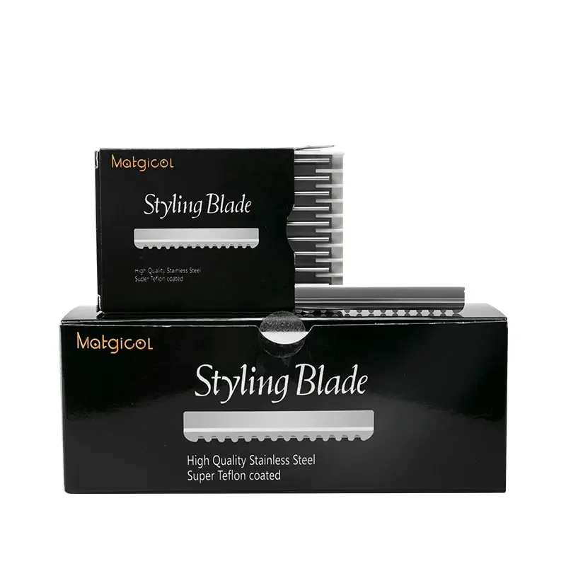 10/20/50/100 Pcs Stainless Steel Hair Cutting Blades - Single-Sided Professional Salon Hairdressing Blades