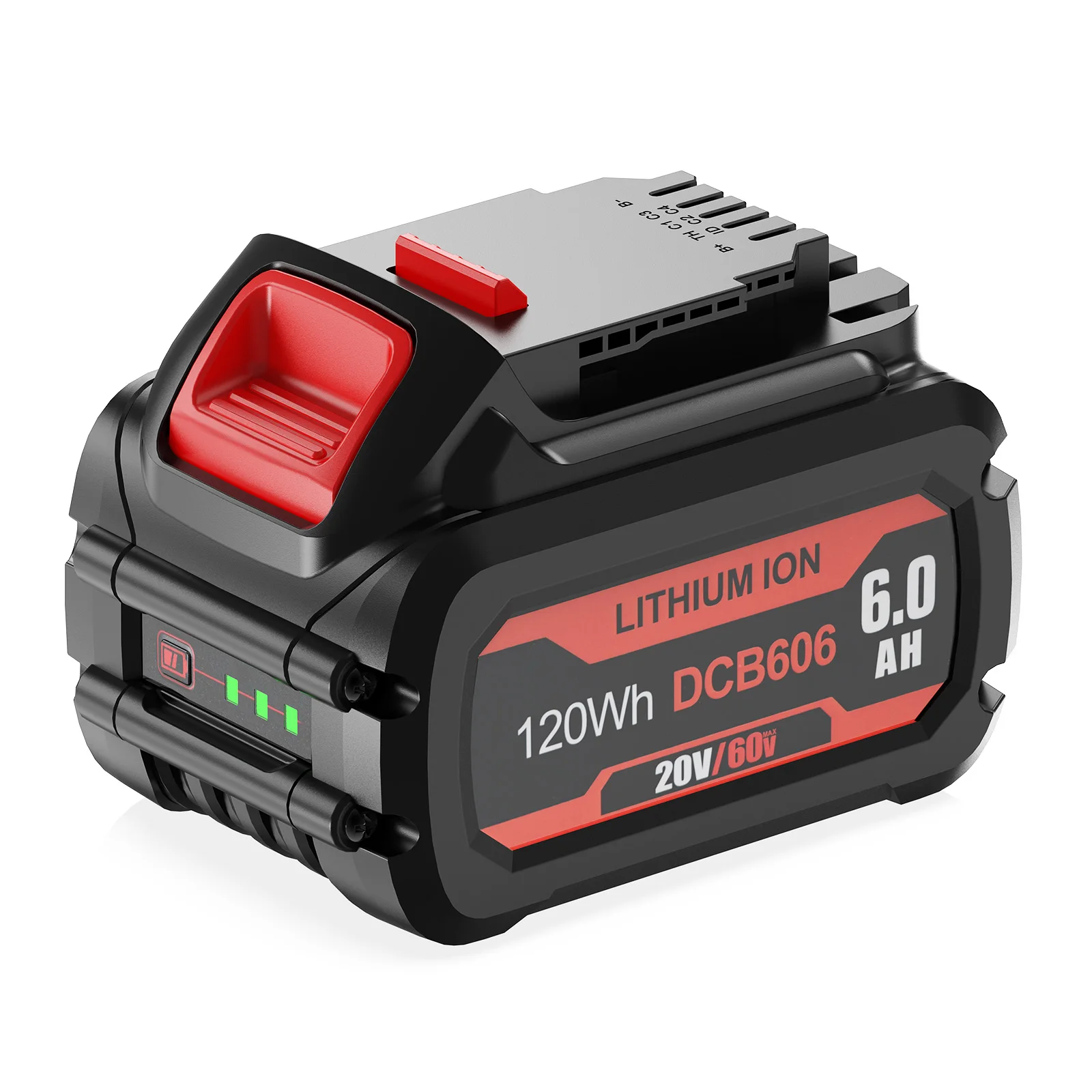6Ah DREAMDASH Ersatzakku geeignet für Flexvolt-Akku 20/60V 18/54V