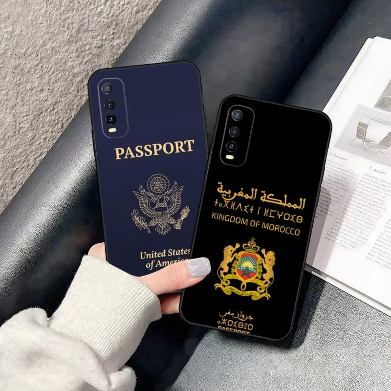 Morocco Passport Phone Case For Huawei Y 9 2020 2017 II 5 2018 2019 5 P 6 Prime Pro Nova 6-4g2019 7 A 3 S Nova 9SE