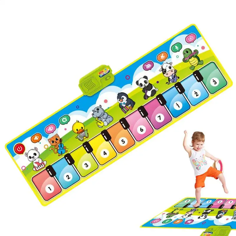 

Children's Electronic Music Piano Mat Fun Parent-child Dance Early Education Enlightenment Multi-functional Crawling Game Mat