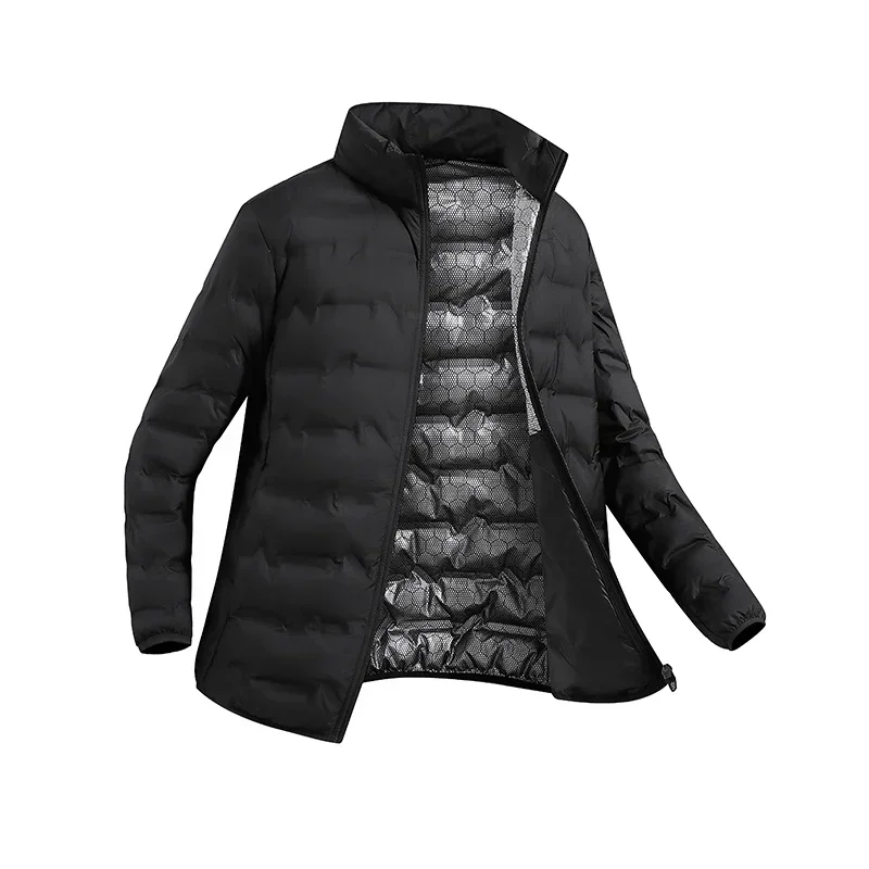 Herren Daunenjacke Stehkragen Schlank Kurz Warm Sport Mode Winter Trend Outdoor Sportbekleidung Modemantel