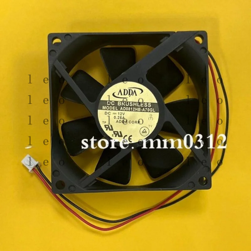 

CC for ADDA AD0812HB-A70GL 8025 DC12V 0.25A 8CM 2-Pin Dual Ball Cooling Fan